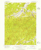 Canyonville Oregon Historical topographic map, 1:62500 scale, 15 X 15 Minute, Year 1954