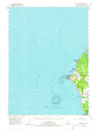 Cape Blanco Oregon Historical topographic map, 1:62500 scale, 15 X 15 Minute, Year 1954