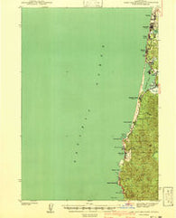 Cape Foulweather Oregon Historical topographic map, 1:62500 scale, 15 X 15 Minute, Year 1941