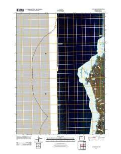 Cape Arago Oregon Historical topographic map, 1:24000 scale, 7.5 X 7.5 Minute, Year 2011