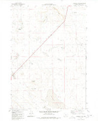 Capehart Lake Oregon Historical topographic map, 1:24000 scale, 7.5 X 7.5 Minute, Year 1980