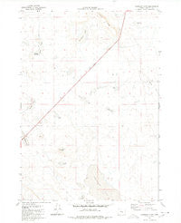 Capehart Lake Oregon Historical topographic map, 1:24000 scale, 7.5 X 7.5 Minute, Year 1980