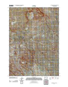 Capehart Lake Oregon Historical topographic map, 1:24000 scale, 7.5 X 7.5 Minute, Year 2011
