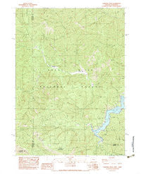Carberry Creek Oregon Historical topographic map, 1:24000 scale, 7.5 X 7.5 Minute, Year 1983