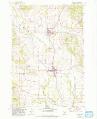 Carlton Oregon Historical topographic map, 1:24000 scale, 7.5 X 7.5 Minute, Year 1957