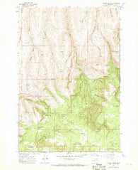 Carney Butte Oregon Historical topographic map, 1:24000 scale, 7.5 X 7.5 Minute, Year 1967
