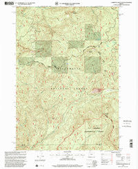 Carpenter Mountain Oregon Historical topographic map, 1:24000 scale, 7.5 X 7.5 Minute, Year 1997