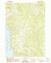 Carpenterville Oregon Historical topographic map, 1:24000 scale, 7.5 X 7.5 Minute, Year 1986