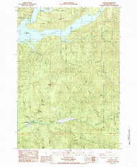 Cascadia Oregon Historical topographic map, 1:24000 scale, 7.5 X 7.5 Minute, Year 1985