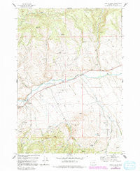 Castle Creek Oregon Historical topographic map, 1:24000 scale, 7.5 X 7.5 Minute, Year 1972