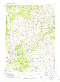 Castle Rock Oregon Historical topographic map, 1:62500 scale, 15 X 15 Minute, Year 1970