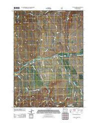 Castle Creek Oregon Historical topographic map, 1:24000 scale, 7.5 X 7.5 Minute, Year 2011
