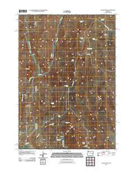 Castle Rock Oregon Historical topographic map, 1:24000 scale, 7.5 X 7.5 Minute, Year 2011