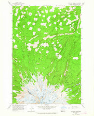 Cathedral Ridge Oregon Historical topographic map, 1:24000 scale, 7.5 X 7.5 Minute, Year 1962