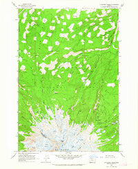 Cathedral Ridge Oregon Historical topographic map, 1:24000 scale, 7.5 X 7.5 Minute, Year 1962