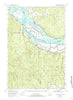 Cathlamet Washington Historical topographic map, 1:62500 scale, 15 X 15 Minute, Year 1953