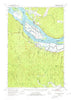 Cathlamet Washington Historical topographic map, 1:62500 scale, 15 X 15 Minute, Year 1953