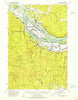 Cathlamet Washington Historical topographic map, 1:62500 scale, 15 X 15 Minute, Year 1953