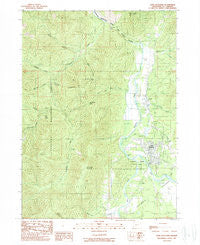 Cave Junction Oregon Historical topographic map, 1:24000 scale, 7.5 X 7.5 Minute, Year 1989