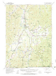 Cave Junction Oregon Historical topographic map, 1:62500 scale, 15 X 15 Minute, Year 1954