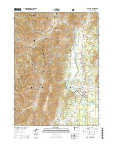 Cave Junction Oregon Current topographic map, 1:24000 scale, 7.5 X 7.5 Minute, Year 2014