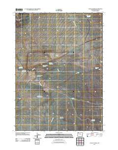 Caviatta Ridge Oregon Historical topographic map, 1:24000 scale, 7.5 X 7.5 Minute, Year 2011