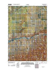 Cayuse Oregon Historical topographic map, 1:24000 scale, 7.5 X 7.5 Minute, Year 2011