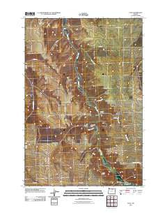 Cecil Oregon Historical topographic map, 1:24000 scale, 7.5 X 7.5 Minute, Year 2011