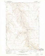 Cecil Oregon Historical topographic map, 1:24000 scale, 7.5 X 7.5 Minute, Year 1968