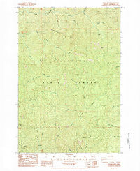 Cedar Butte Oregon Historical topographic map, 1:24000 scale, 7.5 X 7.5 Minute, Year 1984