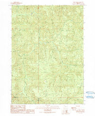 Cedar Creek Oregon Historical topographic map, 1:24000 scale, 7.5 X 7.5 Minute, Year 1990