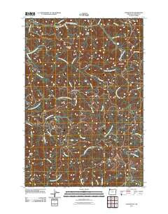 Cedar Butte Oregon Historical topographic map, 1:24000 scale, 7.5 X 7.5 Minute, Year 2011