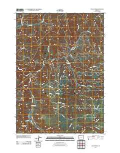 Cedar Creek Oregon Historical topographic map, 1:24000 scale, 7.5 X 7.5 Minute, Year 2011