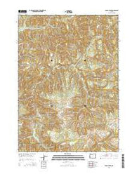 Cedar Creek Oregon Current topographic map, 1:24000 scale, 7.5 X 7.5 Minute, Year 2014