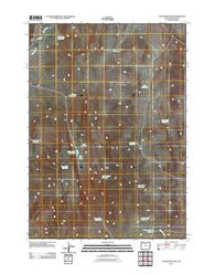 Cedar Mountain Oregon Historical topographic map, 1:24000 scale, 7.5 X 7.5 Minute, Year 2011
