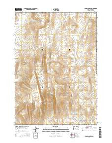 Cedar Mountain Oregon Current topographic map, 1:24000 scale, 7.5 X 7.5 Minute, Year 2014