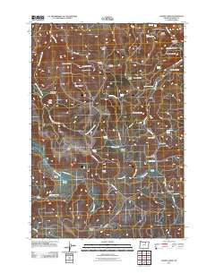 Chapin Creek Oregon Historical topographic map, 1:24000 scale, 7.5 X 7.5 Minute, Year 2011