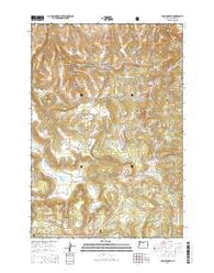 Chapin Creek Oregon Current topographic map, 1:24000 scale, 7.5 X 7.5 Minute, Year 2014