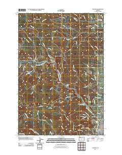 Chapman Oregon Historical topographic map, 1:24000 scale, 7.5 X 7.5 Minute, Year 2011
