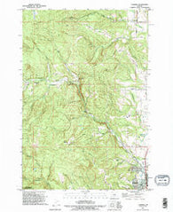Chapman Oregon Historical topographic map, 1:24000 scale, 7.5 X 7.5 Minute, Year 1990