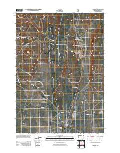 Chemult Oregon Historical topographic map, 1:24000 scale, 7.5 X 7.5 Minute, Year 2011
