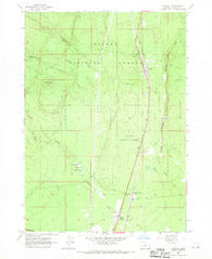 Chemult Oregon Historical topographic map, 1:24000 scale, 7.5 X 7.5 Minute, Year 1967