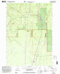 Chemult Oregon Historical topographic map, 1:24000 scale, 7.5 X 7.5 Minute, Year 1999