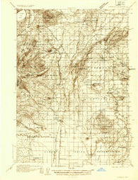 Chemult Oregon Historical topographic map, 1:96000 scale, 30 X 30 Minute, Year 1935