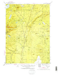 Chemult Oregon Historical topographic map, 1:125000 scale, 30 X 30 Minute, Year 1935