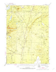 Chemult Oregon Historical topographic map, 1:125000 scale, 30 X 30 Minute, Year 1935