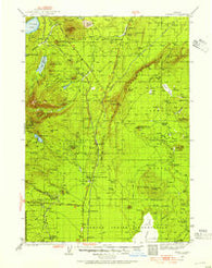 Chemult Oregon Historical topographic map, 1:125000 scale, 30 X 30 Minute, Year 1935