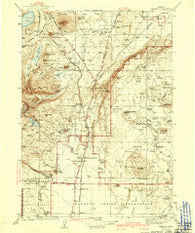 Chemult Oregon Historical topographic map, 1:125000 scale, 30 X 30 Minute, Year 1941