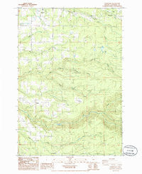 Cherryville Oregon Historical topographic map, 1:24000 scale, 7.5 X 7.5 Minute, Year 1985