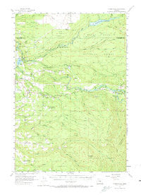 Cherryville Oregon Historical topographic map, 1:62500 scale, 15 X 15 Minute, Year 1955